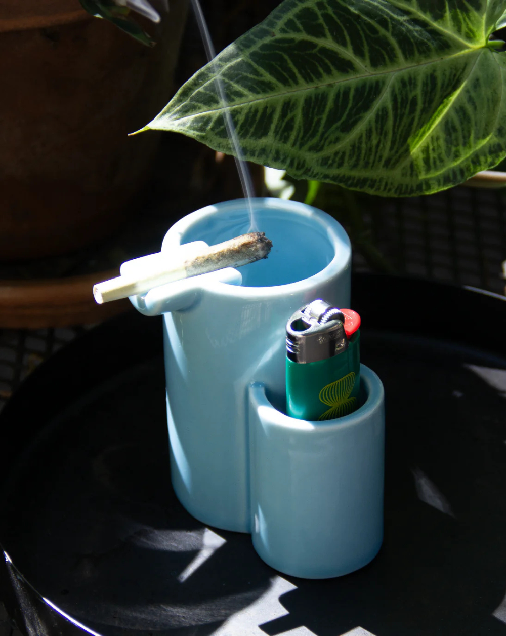 Sidecar Ashtray by Seth (Color: Baby Blue)