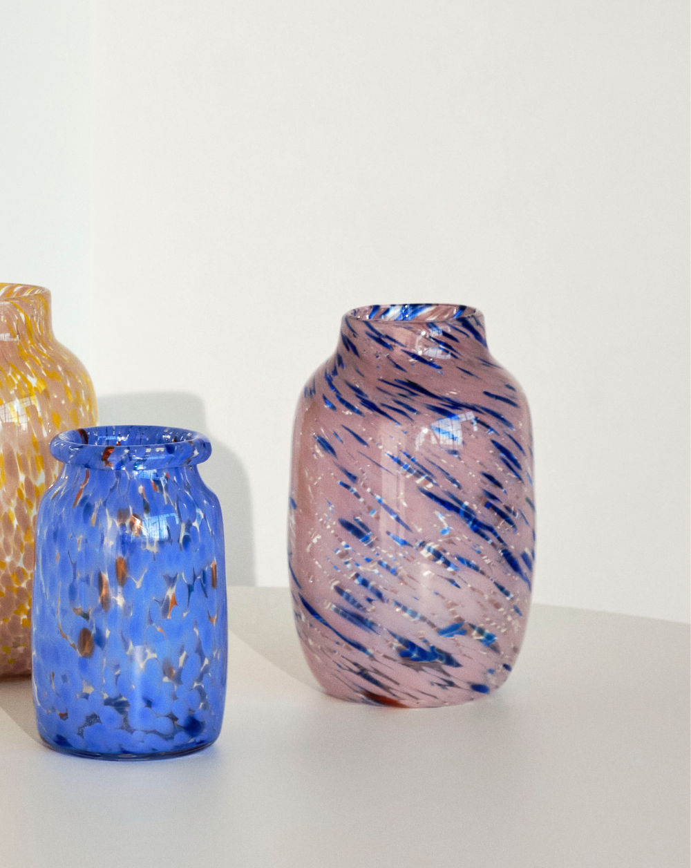 Splash Vase (Color: Blue & Pink)