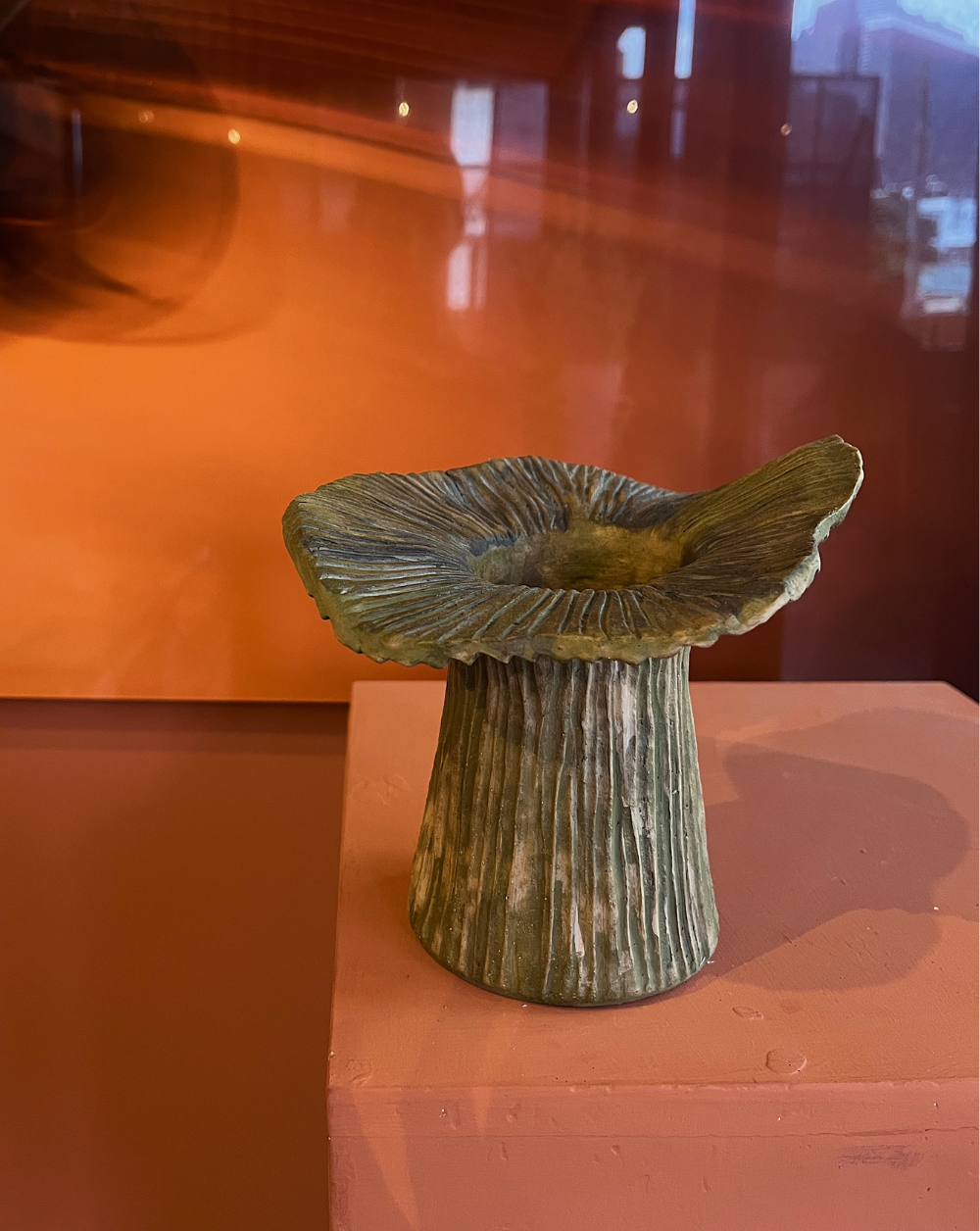 Fungi Fleur Vase color Verde