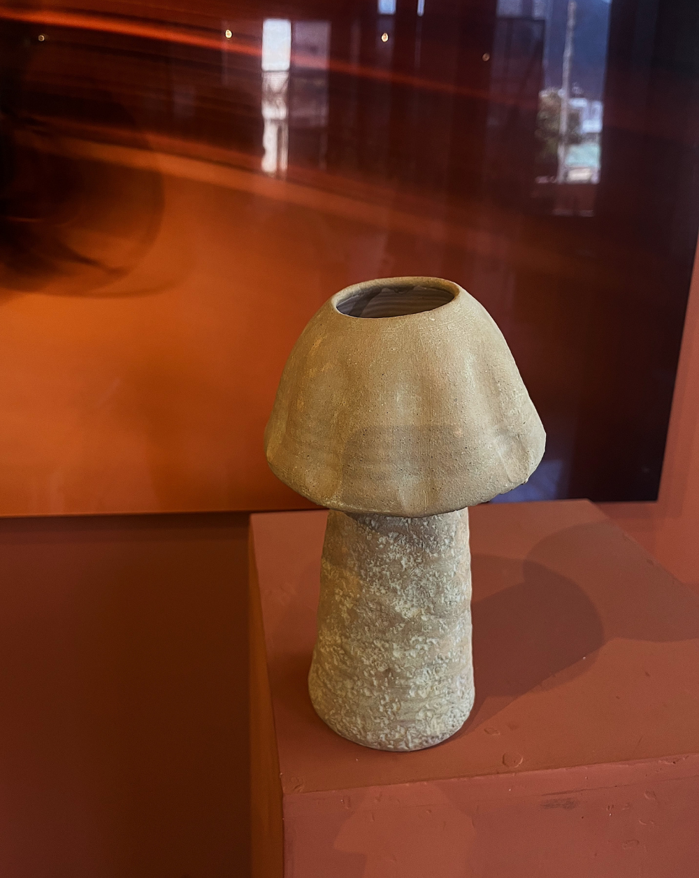 Fungi Vase color Gris