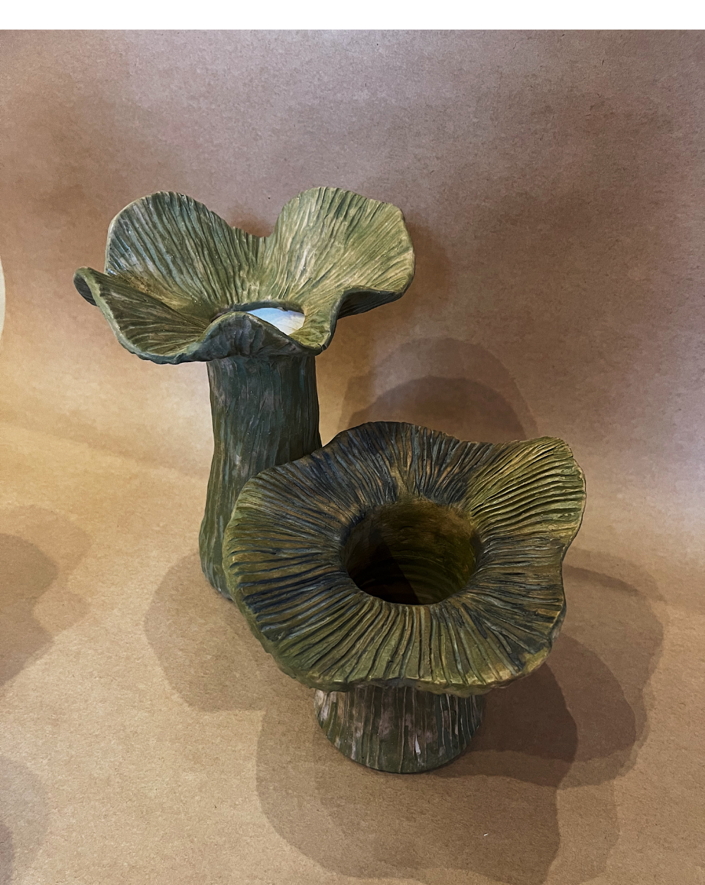 Fungi Fleur Vase color Verde