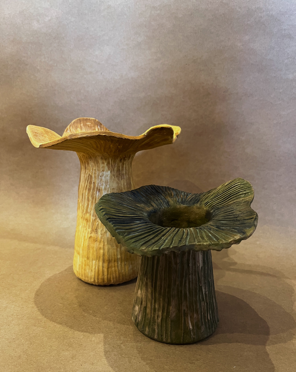 Fungi Fleur Vase color Verde