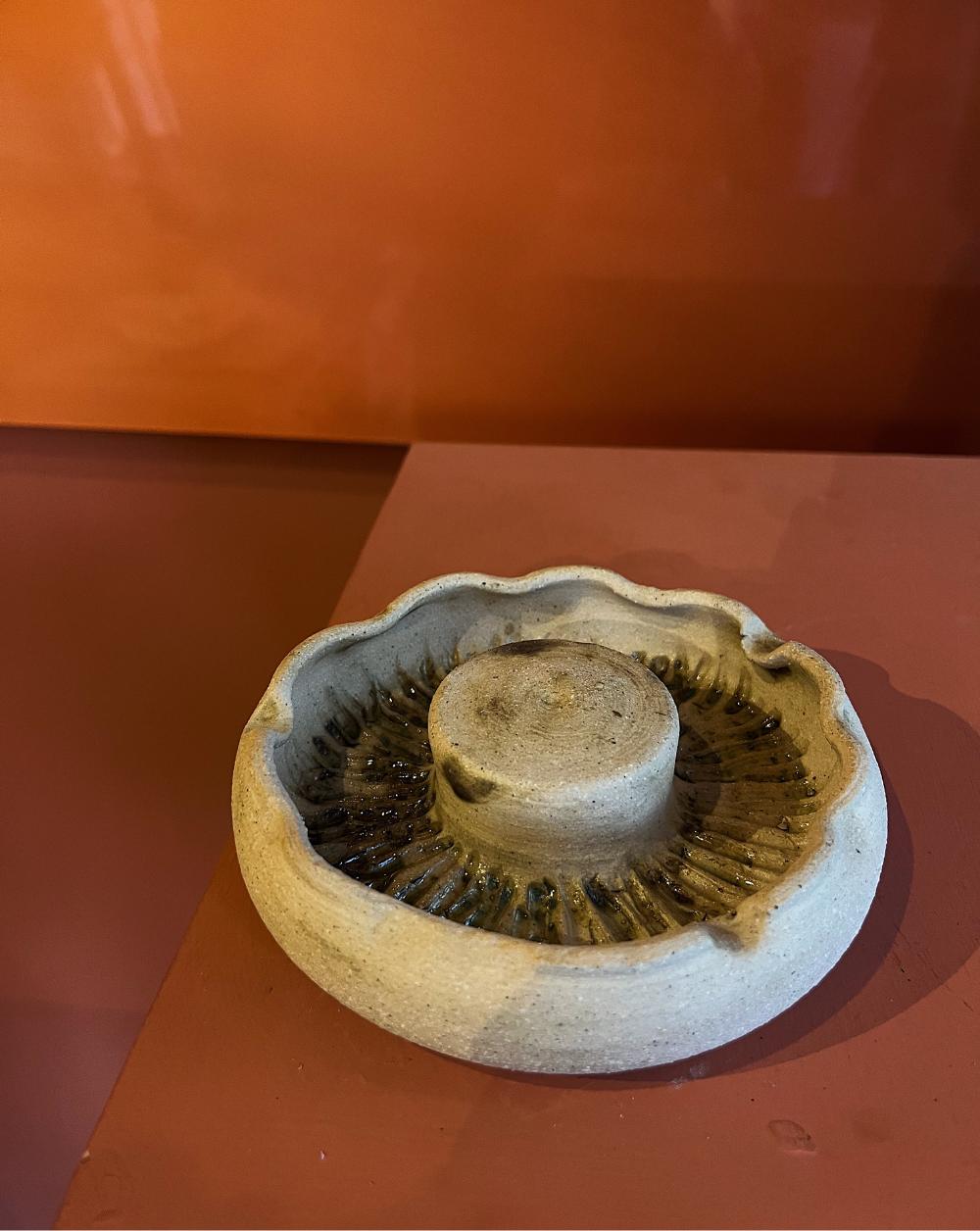 Fungi Ashtray color Gris Manchado