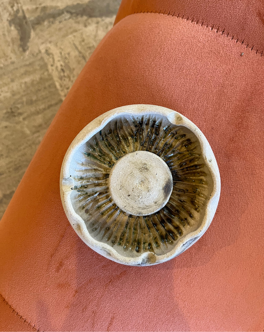 Fungi Ashtray color Gris Manchado