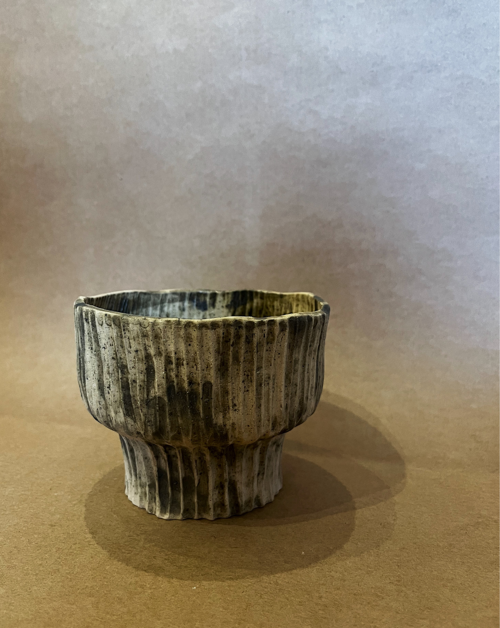 Fungi Centerpiece color Gris manchado