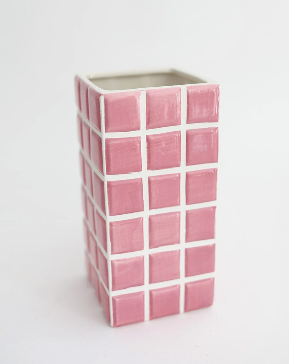 Dolomite Ceramic Vase (Color: Rosado)