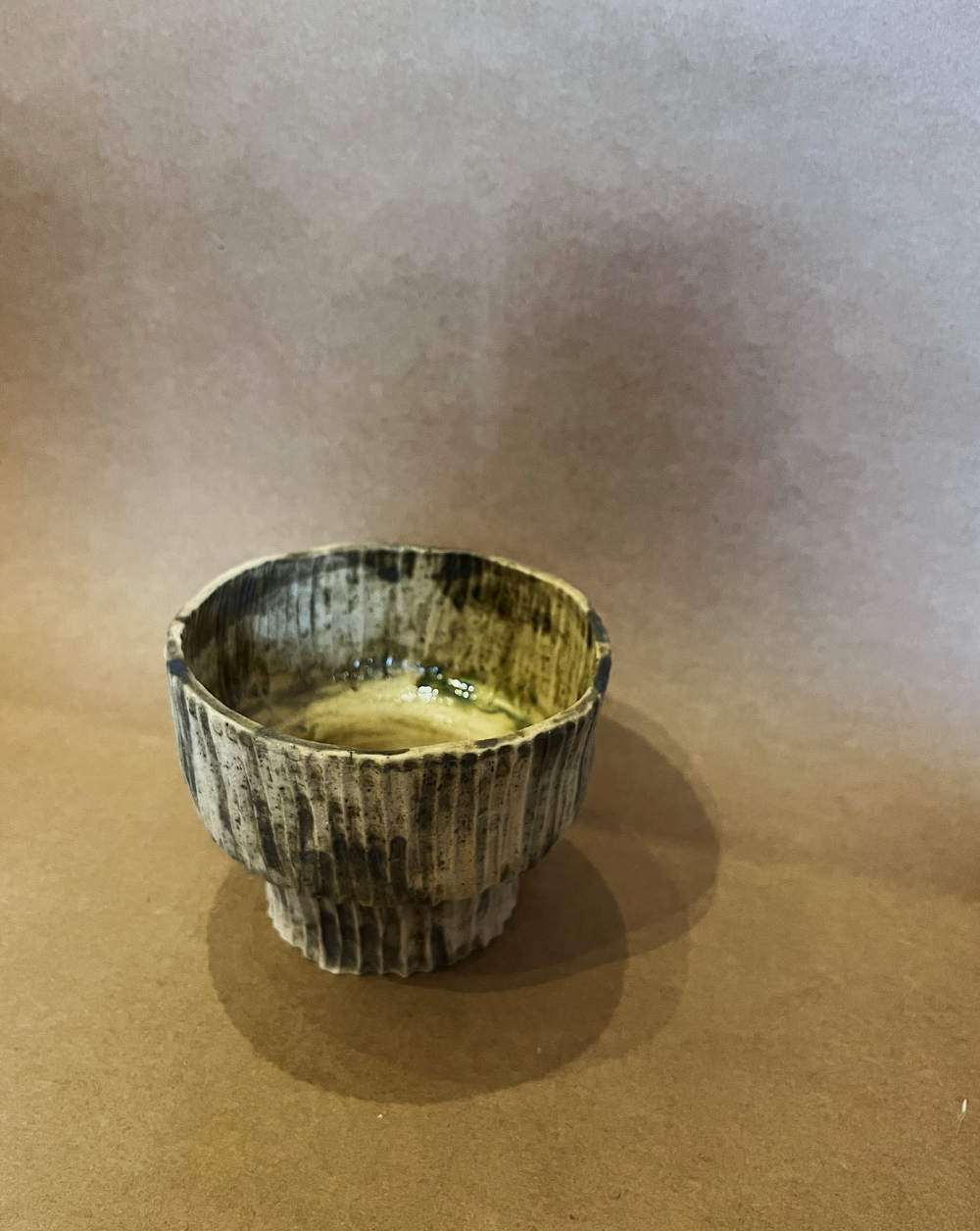 Fungi Centerpiece color Gris manchado