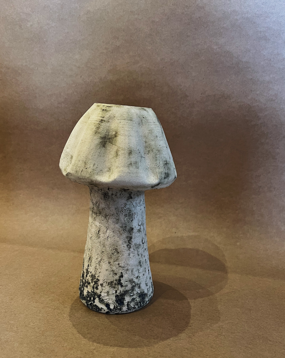 Fungi Vase color Gris Manchado