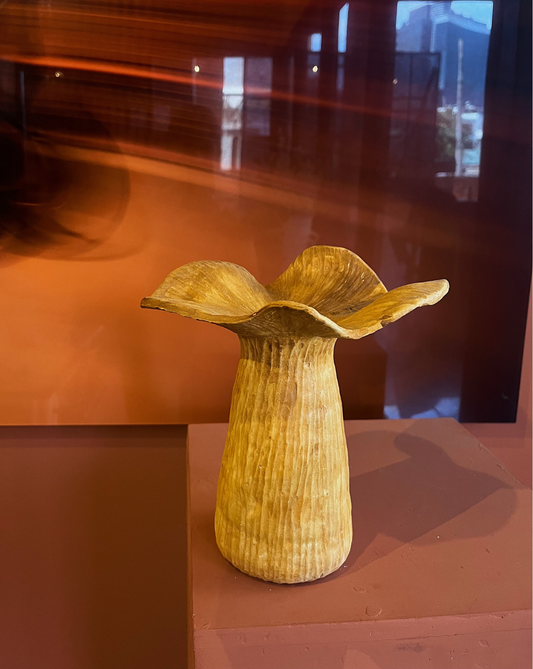 Fungi Fleur Vase color Mostaza