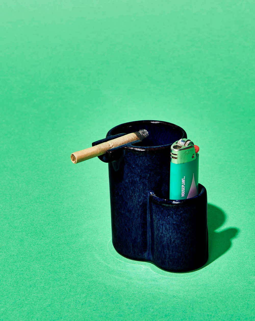 Sidecar Ashtray by Seth (Color: Navy)