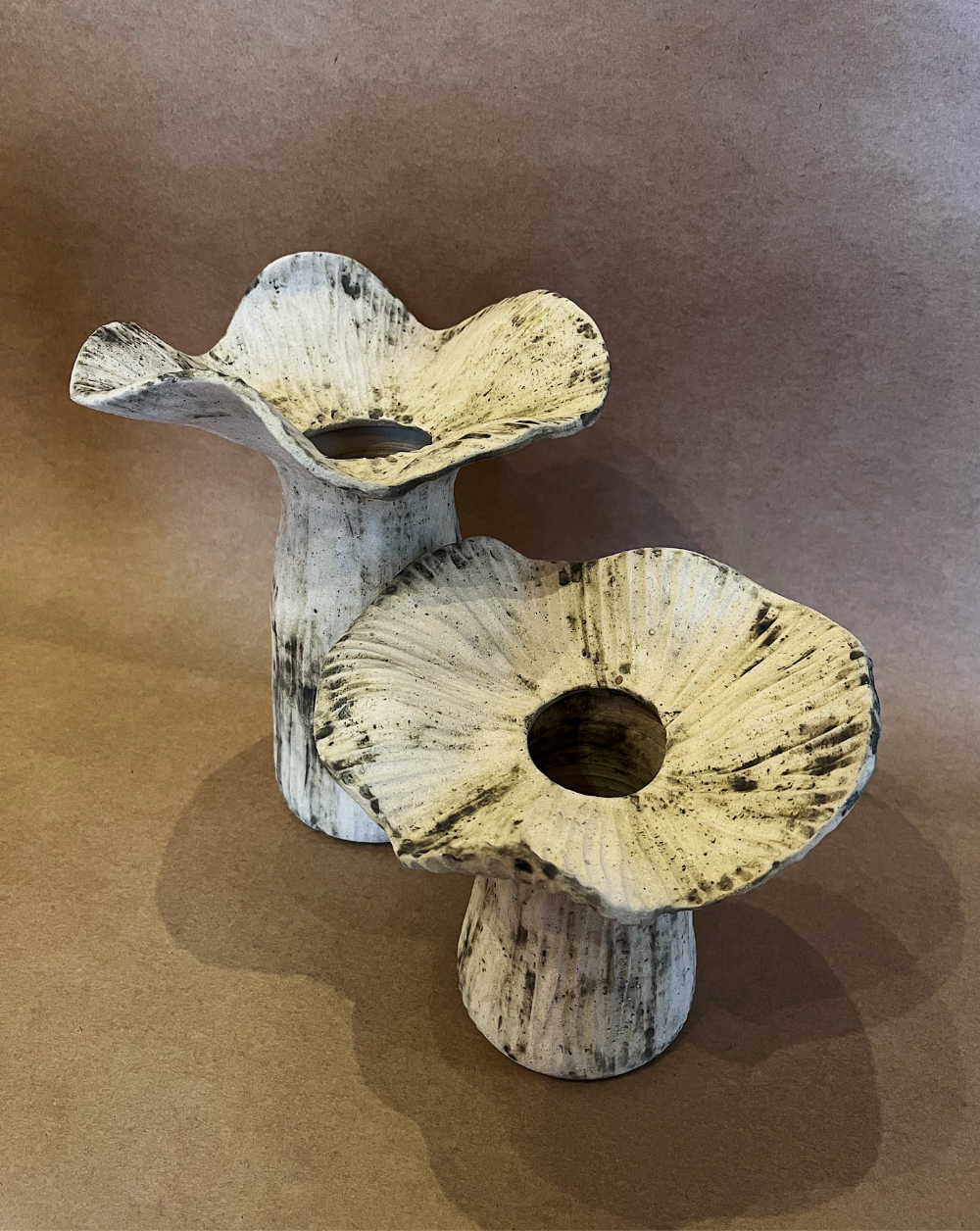 Fungi Fleur Vase color Gris Manchado