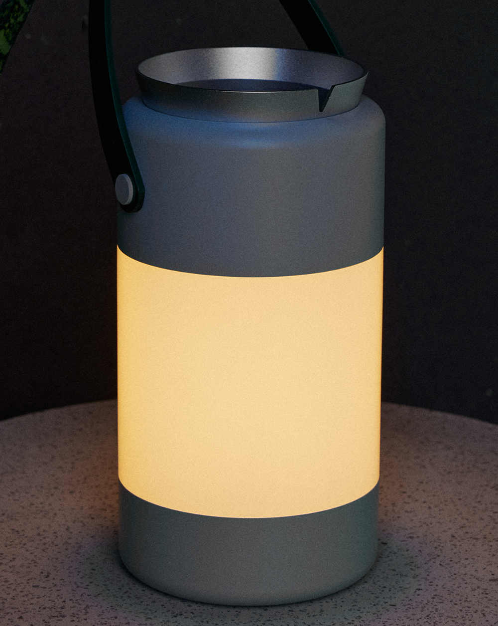 Stack Lantern Ashtray (Color: Sky Blue)