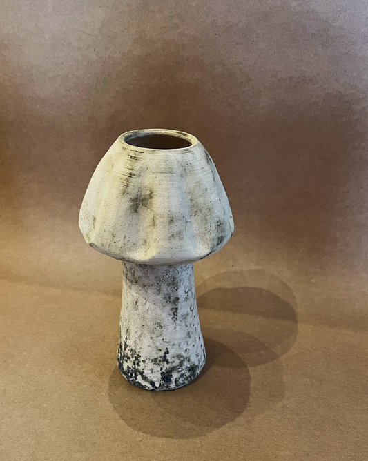 Fungi Vase color Gris Manchado